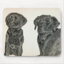 Lab father and son Mousepad by kmullarney Lab father and son Mousepad