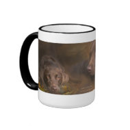 Lab In Autumn Art Mug mug