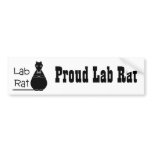 Lab Rat Bumper Sticker
