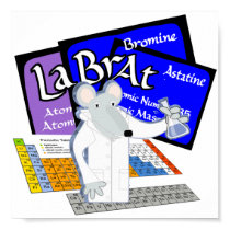 Lab Rat Periodic Table of Elements Medical Tech posters by laboratory Lab Rat Periodic Table of Elements Medical Tech posters