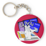 Lab Rat Spelled with Elements from Periodic Table Key Chain