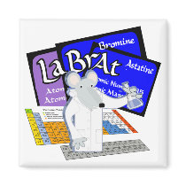 Lab Rat Spelled with Elements from Periodic Table magnets by laboratory Lab Rat Spelled with Elements from Periodic Table magnets