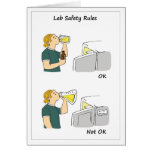 Lab Safety Rules cards