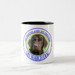 lab search dog mug
