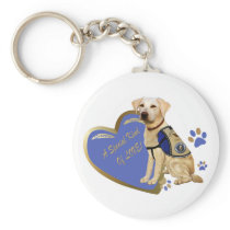 Lab Service Dog A Special Kind Of Love gifts Key Chains