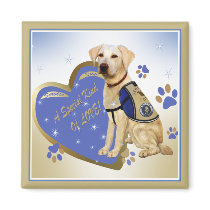 Lab Service Dog A Special Kind Of Love gifts Magnet