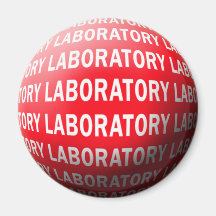 LAB SPHERE 'O BLOOD - LABORATORY LOGO FRIDGE MAGNETS