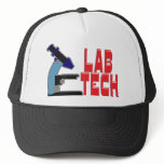 LAB TECH with MICROSCOPE hats