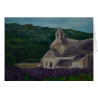 l'abbaye de Sénanque en l'été card