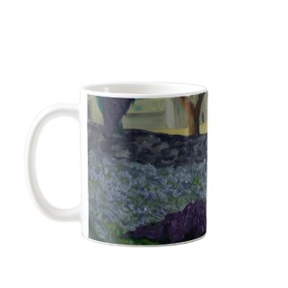 l'abbaye de Sénanque lavender & butterfly bush mug