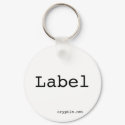 Label Keychain