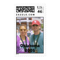 label, Oklahoma 2005 postage