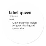 LABEL QUEEN stickers