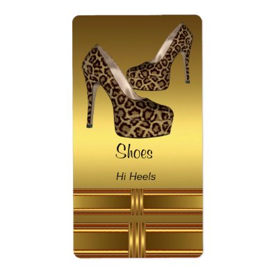 Large Size Shoes on Label Shoe Box Labels Stickers Large Size From Zazzle Com