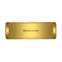 Label Sticker Gold
