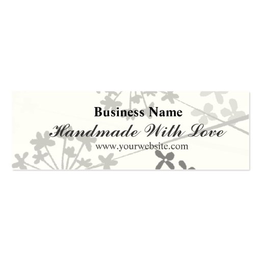 Label Tag Handmade  With Love Business Card