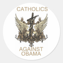 Labels-Catholics Against Obama Stickers