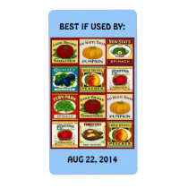 Labels Vintage Home Canning BEST IF USED BY labels