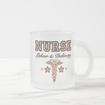 Labor and Delivery Nurse Caduceus Mug