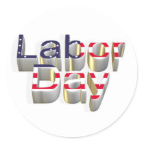 Labor Day - 6 September Sticker
