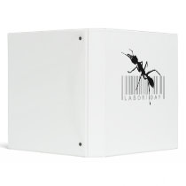 Labor day, black ant vinyl binders
