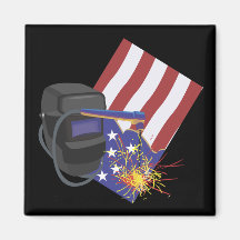 Labor Day Fridge Magnet