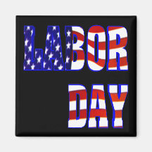 Labor Day Fridge Magnets