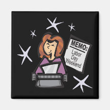 Labor Day Memo Fridge Magnets