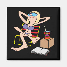 Labor Day Relaxation Refrigerator Magnet