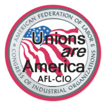 Labor Day Unions Sticker