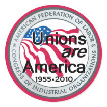 Labor Day Unions Sticker