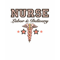 Labor & Delivery Nurse Caduceus Long Sleeve Tee t-shirts by MedicalTeesGifts Labor & Delivery Nurse Caduceus Long Sleeve Tee t-shirts
