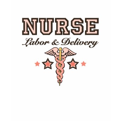 Labor & Delivery Nurse Caduceus Long Sleeve Tee T-shirts by MedicalTeesGifts