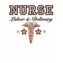 Labor & Delivery Nurse Pink Caduceus T-shirt by MedicalTeesGifts Labor & Delivery Nurse Pink Caduceus T-shirt