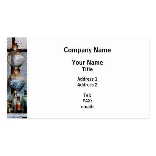 Laboratory Glassware Business Card (front side)