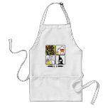 LABORATORY LOGO 4 SQUARE - LAB ICONS aprons