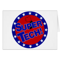 LABORATORY SUPER TECH! GREETING CARDS