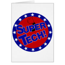 LABORATORY SUPER TECH! GREETING CARDS