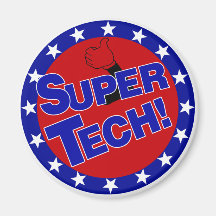 LABORATORY SUPER TECH! REFRIGERATOR MAGNET
