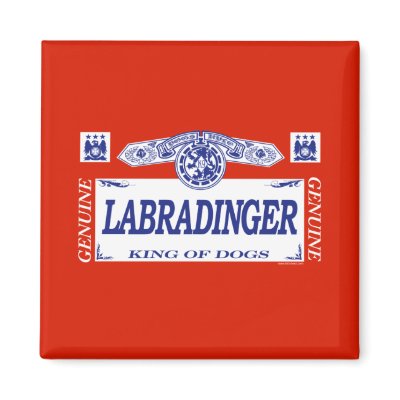 Labradinger Refrigerator Magnets by dogbreedz