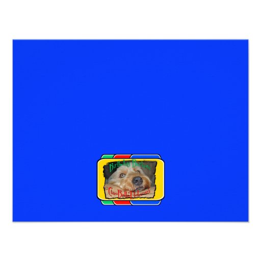 Labradoodle Birthday Barker Personalized Invites