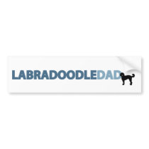 Labradoodle Dad bumper stickers by purelypups Labradoodle Dad bumper stickers