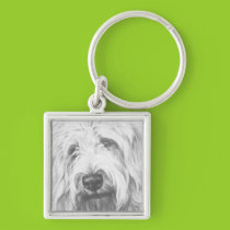 Labradoodle keychains