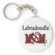 Labradoodle MOM Gifts Key Chains