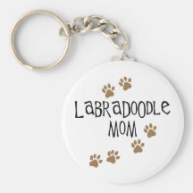 Labradoodle Mom Keychains