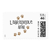 Labradoodle Mom Postage Stamp