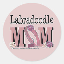 LabraDoodle MOM Sticker