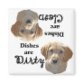 Labradoodle Puppy Lovers Dishwasher Magnet