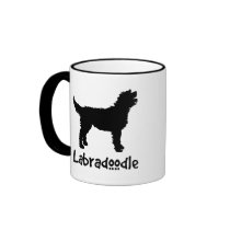 Labradoodle w/ Cool Text Coffee Mugs