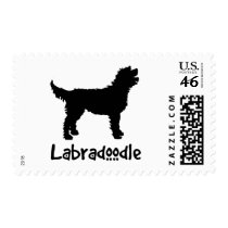 Labradoodle w/ Cool Text Stamps